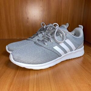 Adidas QT Racer 2.0 Cloudfoams Grey & White Athletic Sneakers